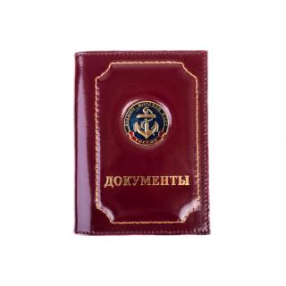 Обложка на документы+паспорт ВМФ (якорь)