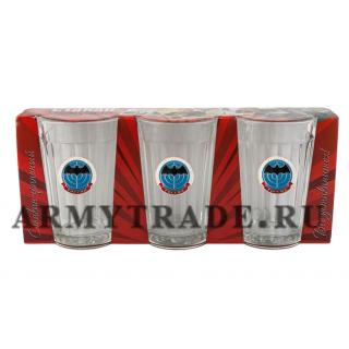 Подарочный набор из 3-х стаканов Войска специального назначения (летучья мышь)