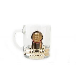 Кружка для чая и кофе с металлической накладкой С.Есенин