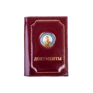 Обложка на документы+паспорт Слава флоту Российскому ( Петр1)