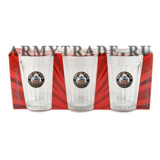 Подарочный набор из 3-х стаканов Морская пехота (Там где мы, там Победа)
