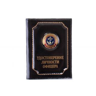 Обложка на удостоверение личности офицера Морская пехота (якорь МП)
