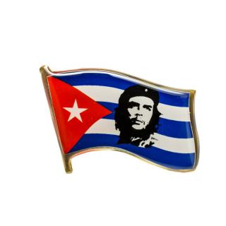 Фрачник флажок Че Гевара флаг Кубы (смола)