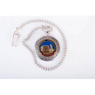 Часы карманные с металической накладкой "Музей панорама Бородинская битва"