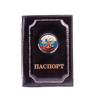 Обложка на паспорт Россия (Российский флаг с орлом)