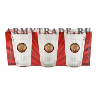 Подарочный набор из 3-х стаканов Рыболовные войска