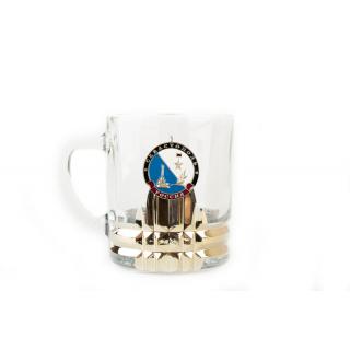 Кружка для чая и кофе с металлической накладкой Севастополь