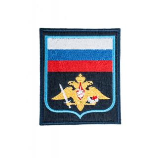 Шеврон ВДВ (флаг РФ, темно-синее поле) на липучке приказ №300 от 22.06.2015 г.