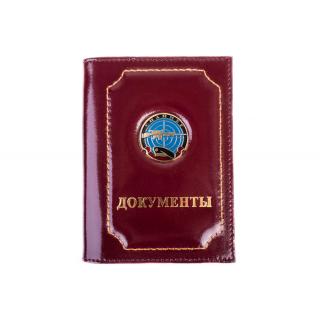 Обложка на документы+паспорт Снайпер (черный берет)