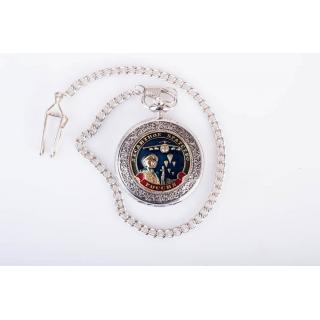 Часы карманные с металической накладкой "Десантное братство"