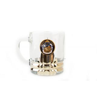 Кружка для чая и кофе с металлической накладкой Морская пехота (Северный флот)