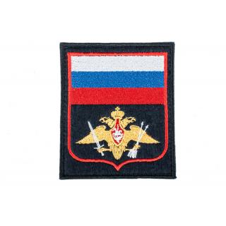 Шеврон РВСН (флаг РФ, темно-синее поле) на липучке приказ №300 от 22.06.2015 г.