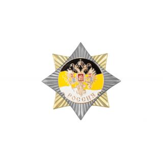 Орден-звезда, Россия (Имперский флаг с Гербом)