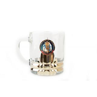 Кружка для чая и кофе с металлической накладкой Спецназ ВМФ (морской котик)