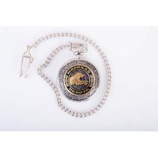 Часы карманные с металической накладкой "Морская пехота (тигр)"