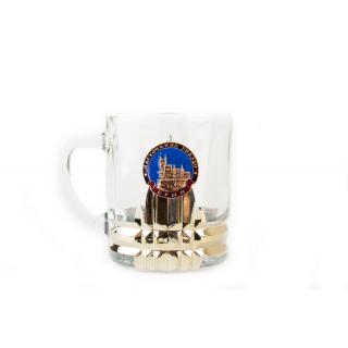 Кружка для чая и кофе с металлической накладкой Ласточкино гнездо