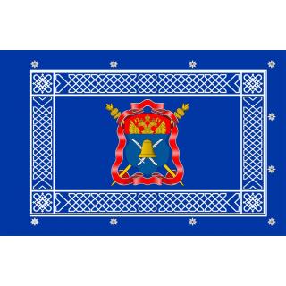 Флаг Волжское Казачье Войско (ткань Direсt)