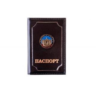 Обложка на паспорт ВДНХ, кожа премиум