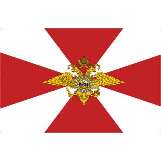 Флаг Внутренних войск МВД РФ (ткань direct)