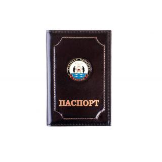 Обложка на паспорт Великий Новгород, кожа премиум