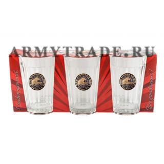 Подарочный набор из 3-х стаканов Морская пехота (тигр)