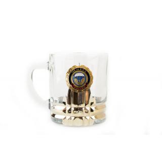 Кружка для чая и кофе с металлической накладкой 106 гв. Парашютно-Десантная дивизия