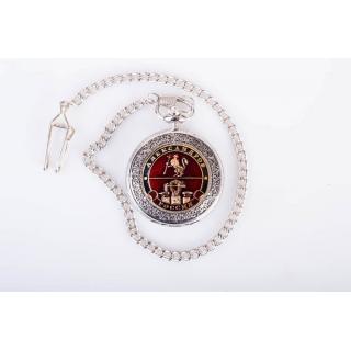 Часы карманные с металической накладкой "Александров"