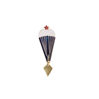 Знак парашютист (чистый с красн.звездой )
