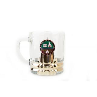 Кружка для чая и кофе с металлической накладкой Екатеринбург