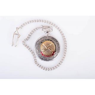 Часы карманные с металической накладкой "РВиА"
