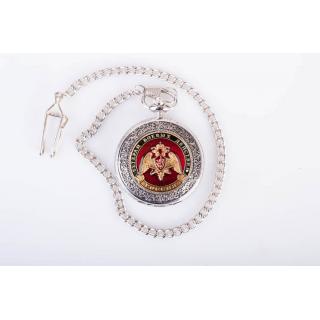 Часы карманные с металлической накладкой "Ветеран боевых действий Росгвардия"