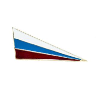 Угол на берет малый РФ (Флаг триколор РФ)